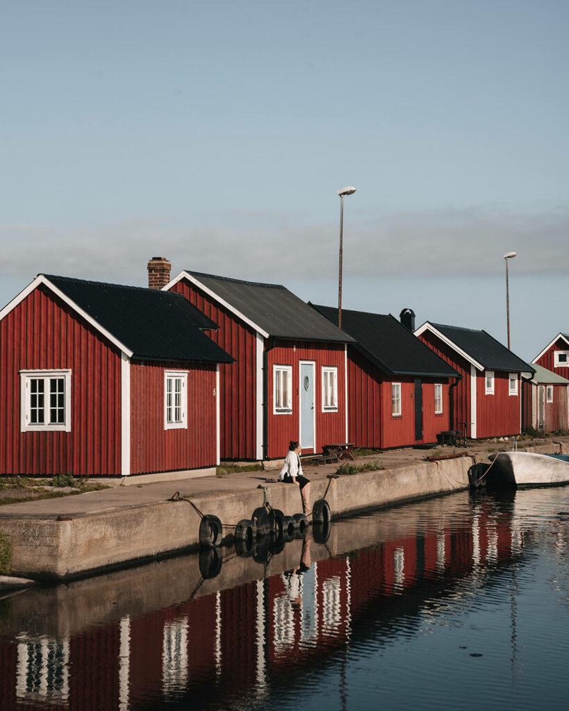 Hafen von Gräsgård auf Öland