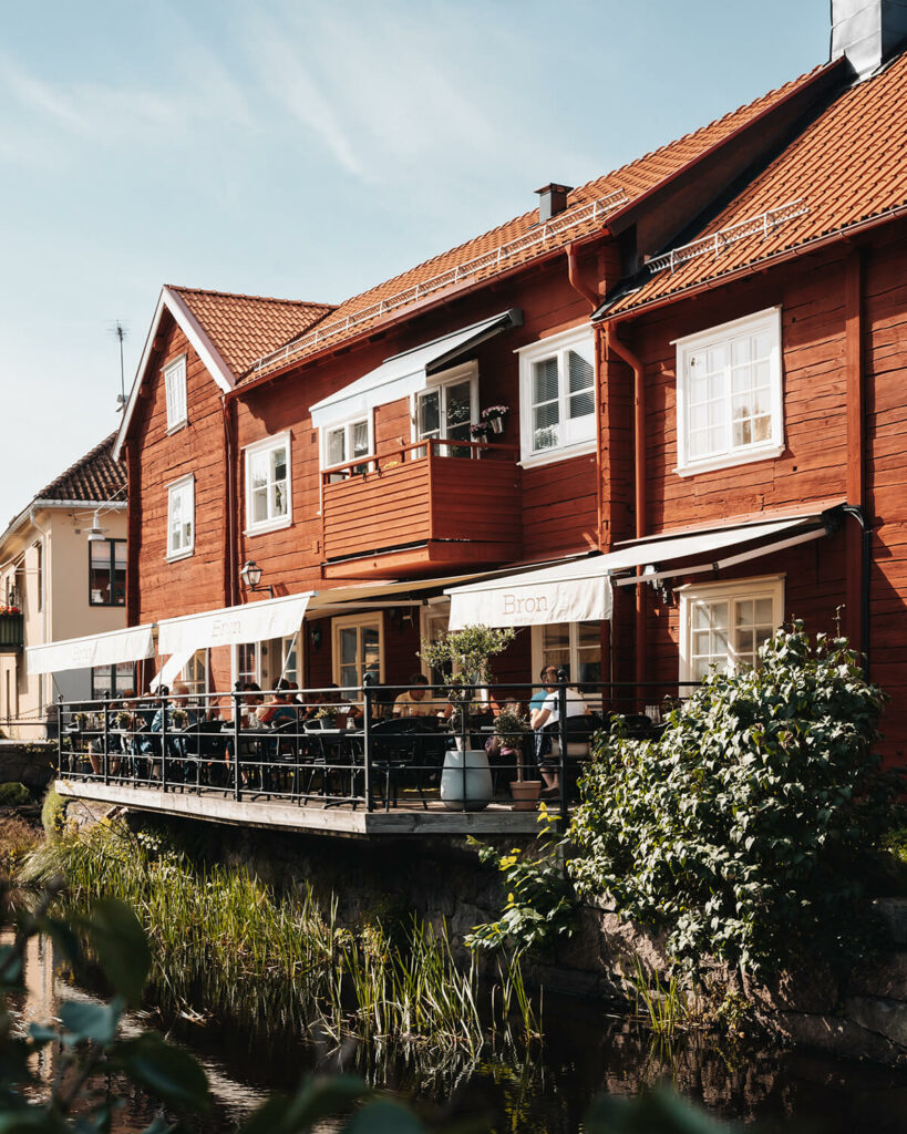 Die Holzstadt Ejskö in Småland